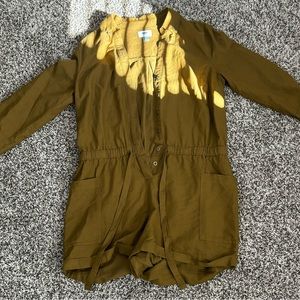 Old Navy Cargo Long Sleeve Romper